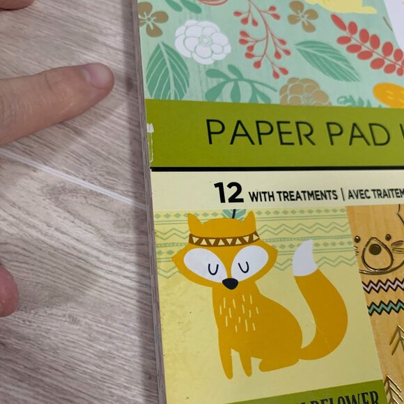 Recollections Little Wildflower Critters 12x12 Paperpad 48 Sheets Scrapbooking - Picture 4 of 16